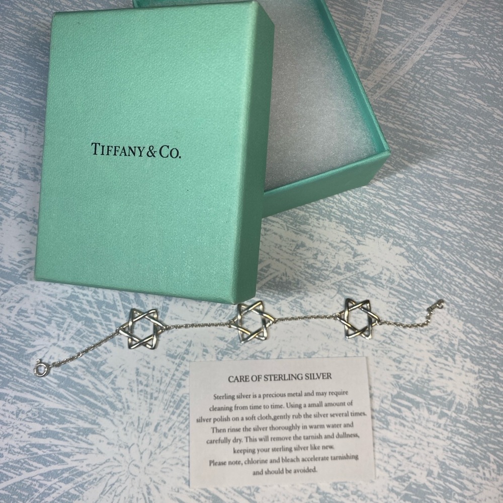 Tiffany & Co. Triple Star of David Bracelet - Picture 3 of 7